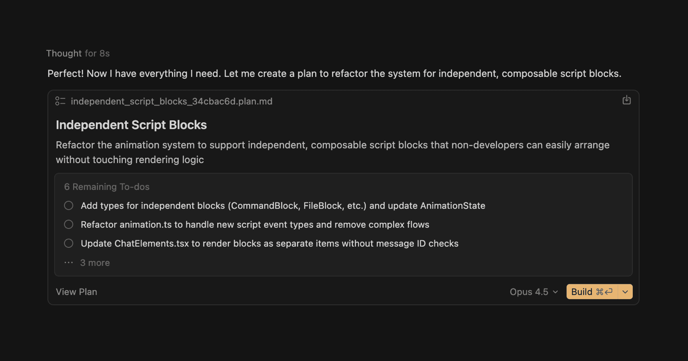 Script-driven chat prototype
