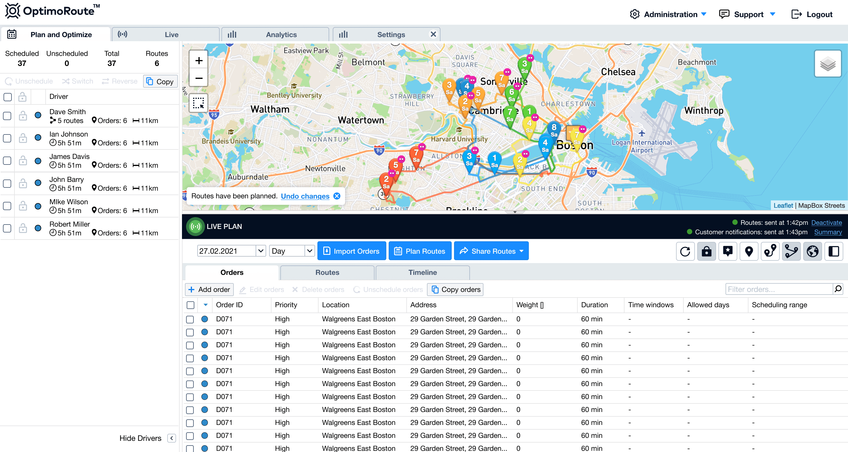 UI after redesign