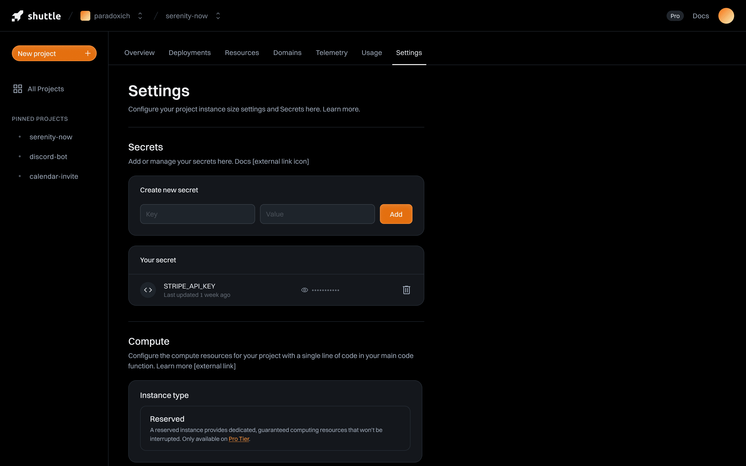 Shuttle console after redesign